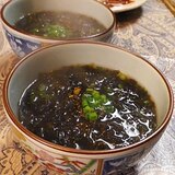 だし汁無しでも美味しい、即席海苔のお吸い物